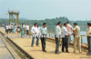 Complaints of unauthorized pump house works: GP delegation visits   AMR power project site